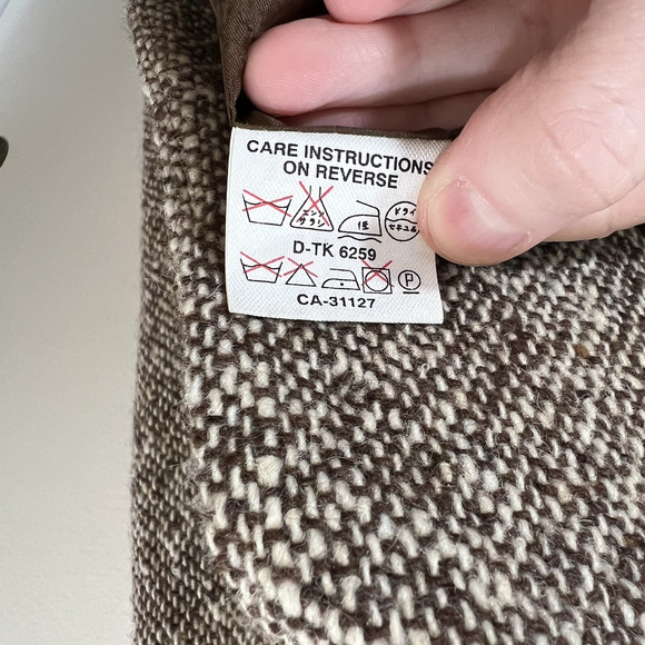 DKNY Women’s Wool Tweed Blazer Size M 8 Brown Timeless Office Preppy Old Money - Picture 4 of 7